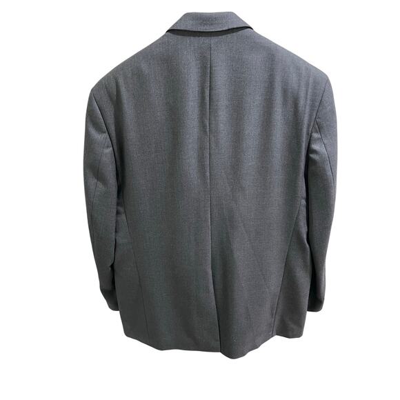 Ralph Lauren 3 Piece Suit 46L Gray Wool Jacket Vest Pants 36x34 Made canda - Picture 10 of 16